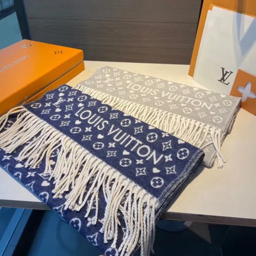 Louis Vuitton Scarves Men Womens Fashion Scarf with Original Box   