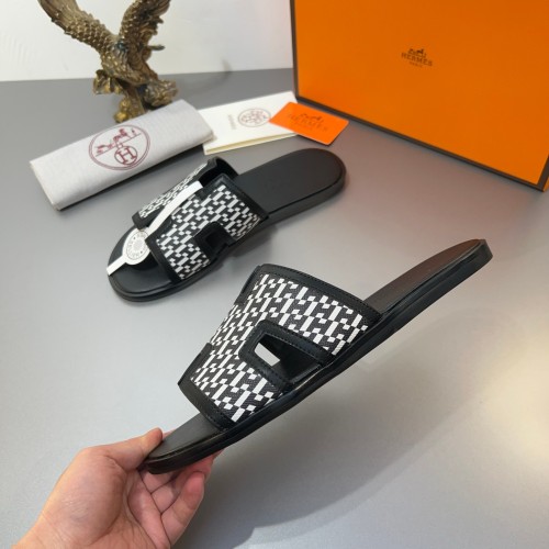 Hermes Mens Casual Shoes Slippers Fashion Luxury Brand with Original Box  