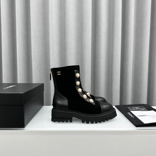 Chanel Womens Shoes Boots Luxury Brand Design with Original Box Women Fashion Ankle Boots Booties Whatsapp 