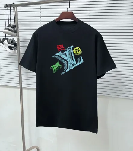 Louis Vuitton Luxury Brand Men Womens Short Sleeve T-Shirt   