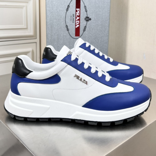 Prada Mens Shoes Casual Luxury Brand Breathable Sneakers with Original Box