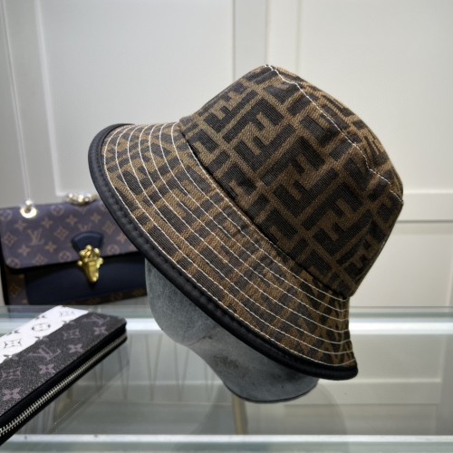 Fendi Men Womens Bucket Hat Luxury Brand Design Fendi Cap with Original Box  