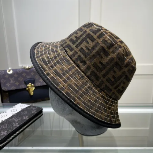 Fendi Men Womens Bucket Hat Luxury Brand Design Fendi Cap with Original Box  