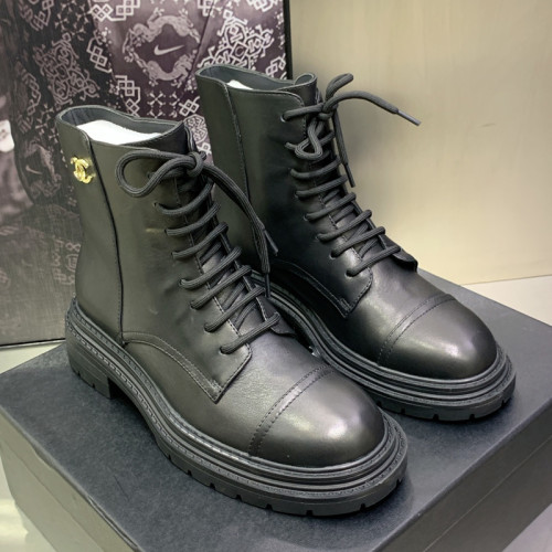 Chanel Womens Shoes Boots Luxury Brand Design with Original Box Women Fashion Ankle Boots Booties 3.5cm Heel