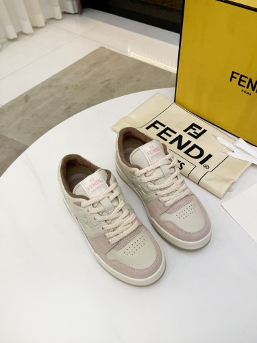 Fendi Mens Shoes Fashion Sneakers Luxury Brand Casual Fendi Trainer Sneakers Match Basse Shoes for Men with Original Box