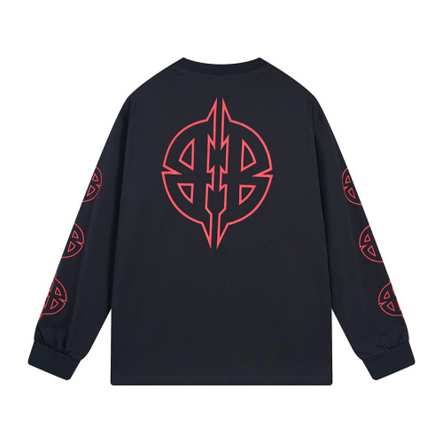 Balenciaga Luxury Brand Women Mens Long Sleeve T-Shirt   