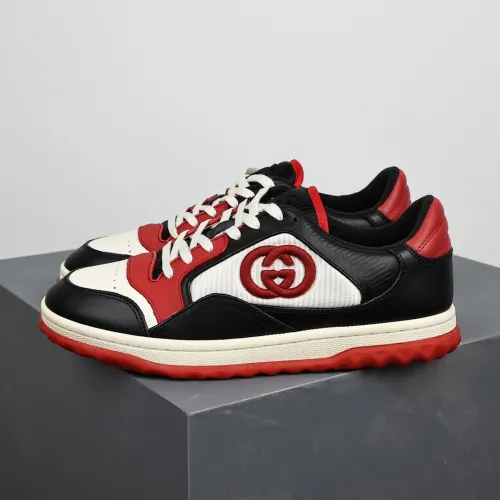 Gucci Womens Shoes Sneakers Luxury Brand Women's MAC80 sneaker in black leather with Original Box Whatsapp 