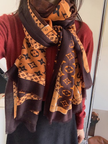 Louis Vuitton Scarves Womens Fashion Scarf with Original Box   