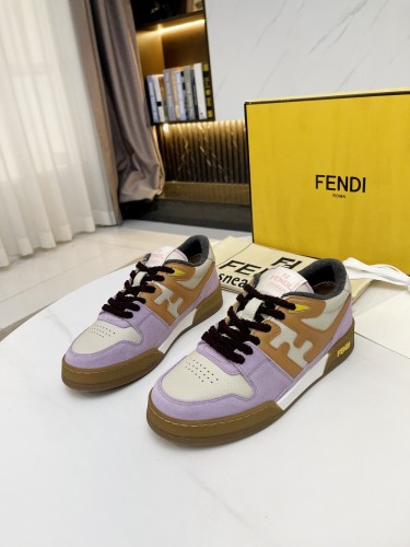 Fendi Mens Shoes Fashion Sneakers Luxury Brand Casual Fendi Trainer Sneakers Match Basse Shoes for Men with Original Box
