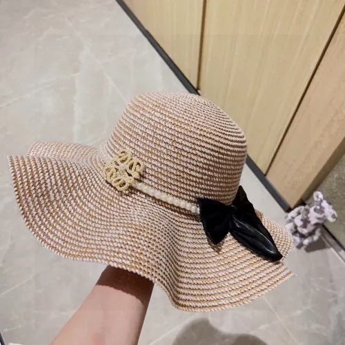 Loewe Womens Straw Hat Luxury Brand Design Loewe Hats with Original Box  