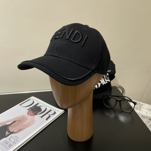 Fendi Men Womens Baseball Hat Luxury Brand Design Fendi Cap with Original Box  