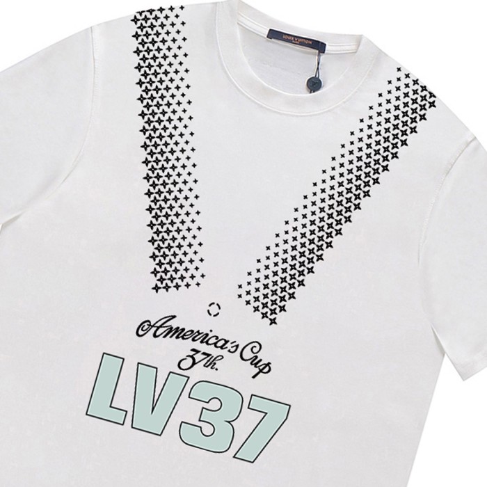 Louis Vuitton Luxury Brand Men Womens Short Sleeve T-Shirt   