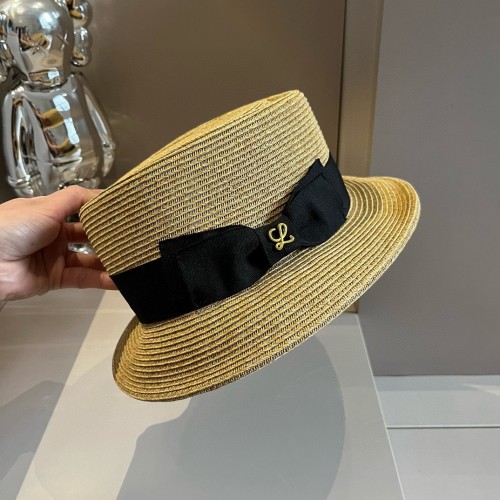 Loewe Womens Bucket Hat Luxury Brand Design Loewe Straw Hats with Original Box  