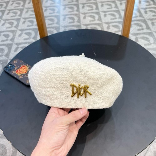 Dior Womens Beret Hat Luxury Brand Design Dior Cap with Original Box  
