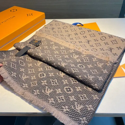 Louis Vuitton Scarves Men Womens Fashion Scarf with Original Box   