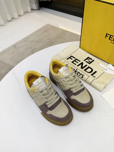Fendi Mens Shoes Fashion Sneakers Luxury Brand Casual Fendi Trainer Sneakers Match Basse Shoes for Men with Original Box