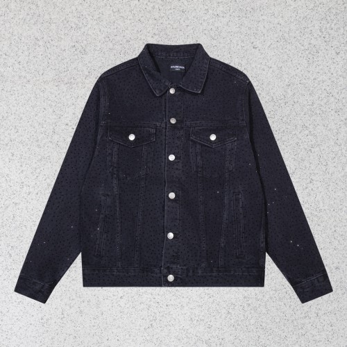 Balenciaga Men Womens Jacket Denim Coat Luxury Brand Mens Jackets Top Quality   