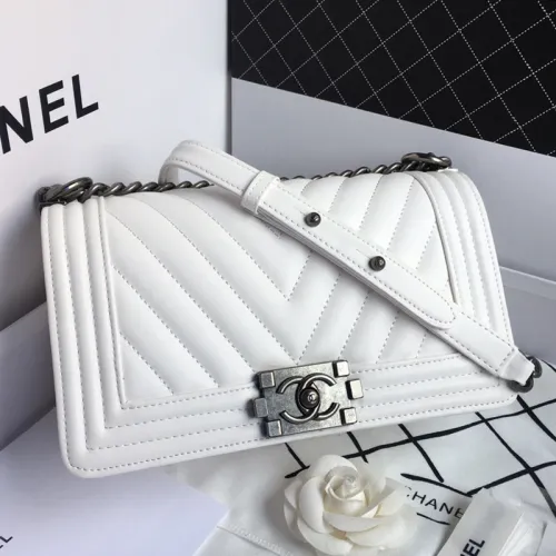 Chanel Womens Bags Crossbody Bag Luxury Brand Le Boy Chanel Handbag with Original Box
