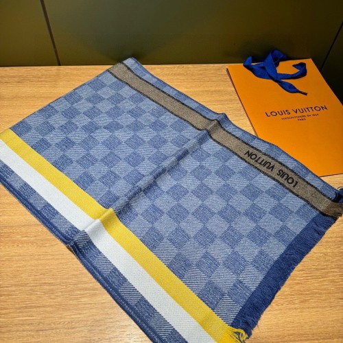 Louis Vuitton Scarves Men Womens Fashion Scarf with Original Box   