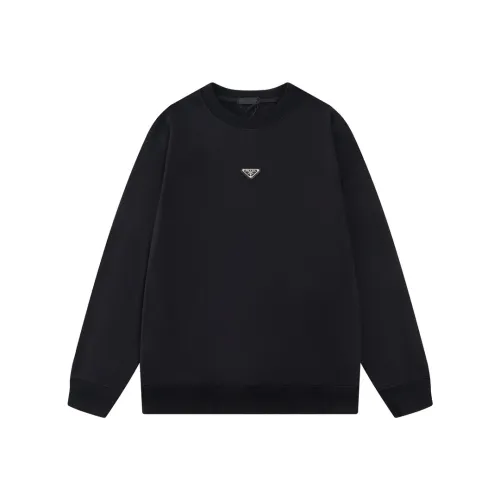 Prada Women Mens Sweatshirt Luxury Brand Mens Sweatshirts   