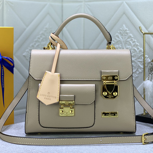 Louis Vuitton Womens Bags Handbags Luxury Brand S Lock Leather Messenger Shoulder Bags M82742