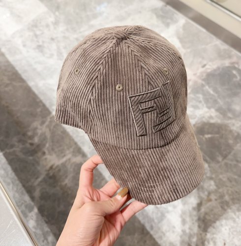 Fendi Men Womens Baseball Hat Luxury Brand Design Fendi Cap with Original Box  