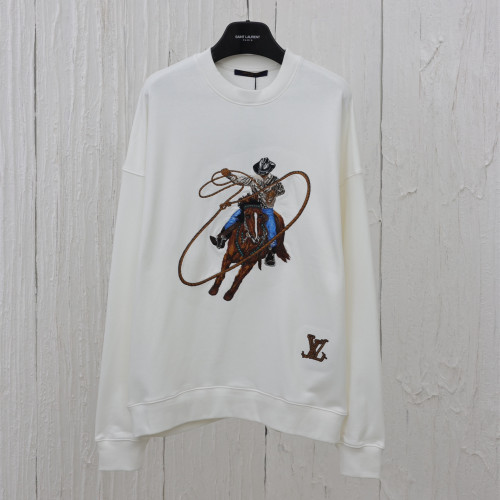 Louis Vuitton Womens Mens Long Sleeve Sweatshirt Luxury Brand Mens Sweatshirt   