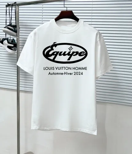 Louis Vuitton Luxury Brand Men Womens Short Sleeve T-Shirt   