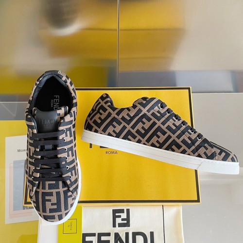 Fendi Mens Shoes Fashion Sneakers Luxury Brand Casual Shoes for Men with Original Box Whatsapp 
