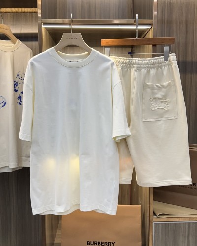Burberry Luxury Brand Women Mens Short Sleeve T-Shirt EKD Cotton T-shirt 80902031   