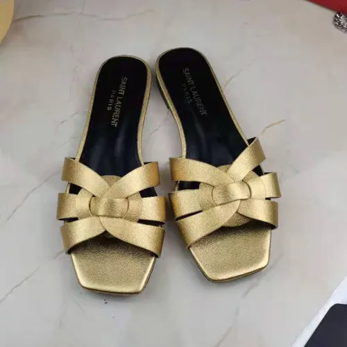 Yves Saint Laurent YSL Women Shoes Sandals Slippers Luxury Brand Genuine Leather Sole Womens Slippers with Original Box whatsapp 