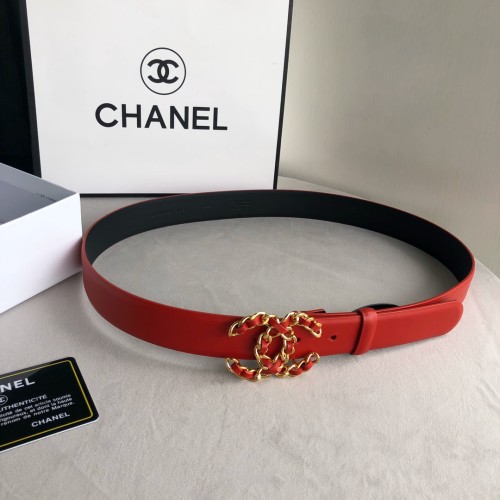 Chanel Womens Belt Luxury Brand Design Fashion Type with Original Box