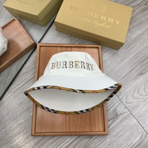 Burberry Womens Mens Cap Bucket Hat Luxury Brand with Original Box  