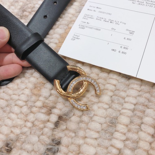 Chanel Womens Belt Luxury Brand Design Fashion Type with Original Box