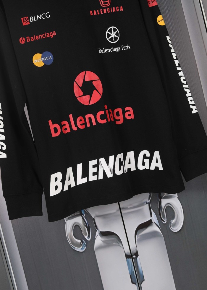 Balenciaga Womens Mens Long Sleeve Sweatshirt Luxury Brand Mens Sweatshirts   