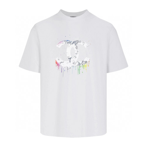 Chanel Luxury Brand Women Mens Short Sleeve T-Shirt   