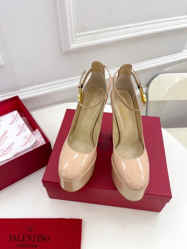 Valentino Garavani Women Fashion Shoes Pumps Luxury Brand Vlogo Signature Calfskin with Original Box 15cm Heel Whatsapp 