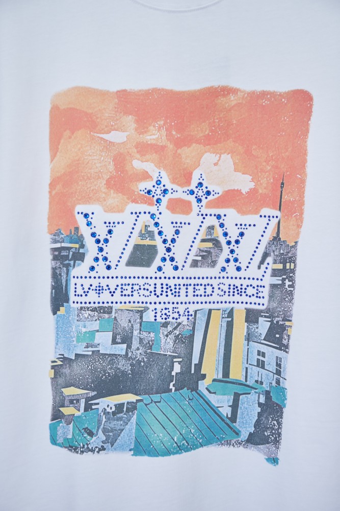Louis Vuitton Luxury Brand Men Womens Short Sleeve T-Shirt   