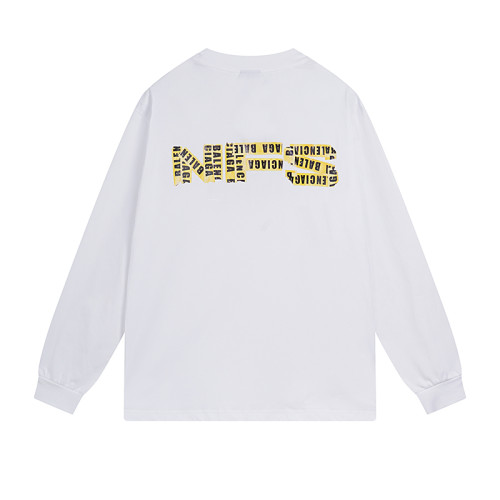 Balenciaga Luxury Brand Women Mens Long Sleeve T-Shirt   