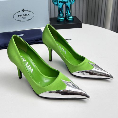 Prada Womens Shoes Sandals Casual Luxury Brand Pumps 8cm Heel with Original Box Whatsapp 