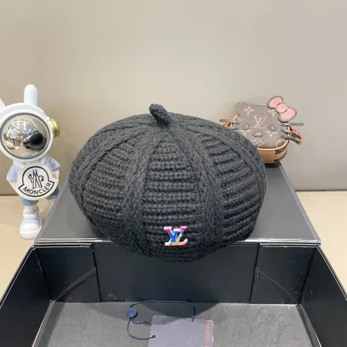 Louis Vuitton Womens Mens Cap Beret Hat Luxury Brand with Original Box  