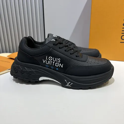 Louis Vuitton Womens Shoes Sneakers Lace-Up Luxury Brand Fashion LV Discovery Derby 1ACEN9 with Original Box  