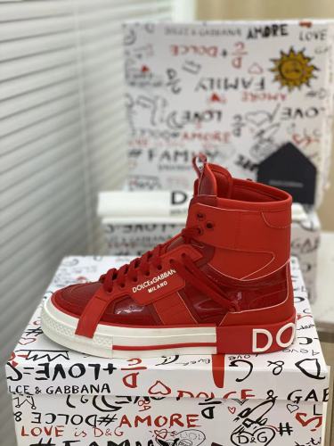 Dolce&Gabbana Men Shoes Sneakers Luxury Brand Calfskin Custom 2.Zero sneakers in Mixed Materials CS1973AQ7128S453 with Original Box  