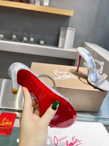 Christian Louboutin Womens Shoes Follies Strass High Heels Shoes Pumps 2cm 4.5cm 10cm Whatsapp 