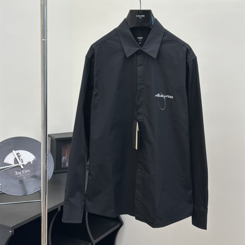 Fendi Luxury Brand Women Mens Long Sleeve Shirt