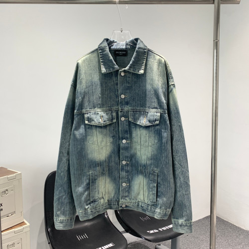 Balenciaga Men Womens Jacket Denim Coat Luxury Brand Mens Jackets Top Quality   