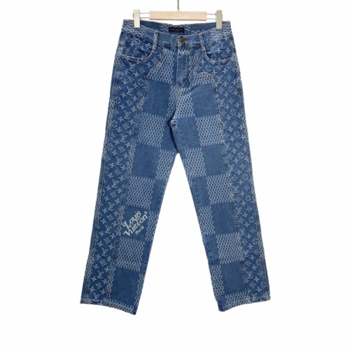 Louis Vuitton Luxury Brand Women Mens Pant Jeans   