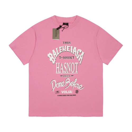 Balenciaga Luxury Brand Women Mens Short Sleeve T-Shirt   