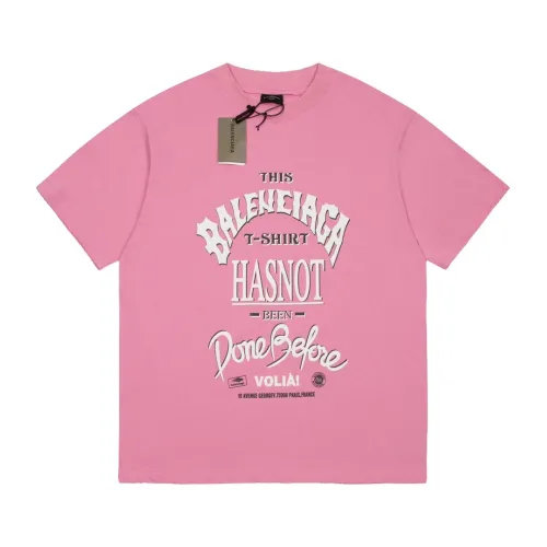 Balenciaga Luxury Brand Women Mens Short Sleeve T-Shirt   