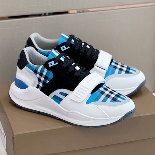 Burberry Men Shoes Fashion Sneakers Luxury Brand Vintage Cotton Sneaker with Original Box